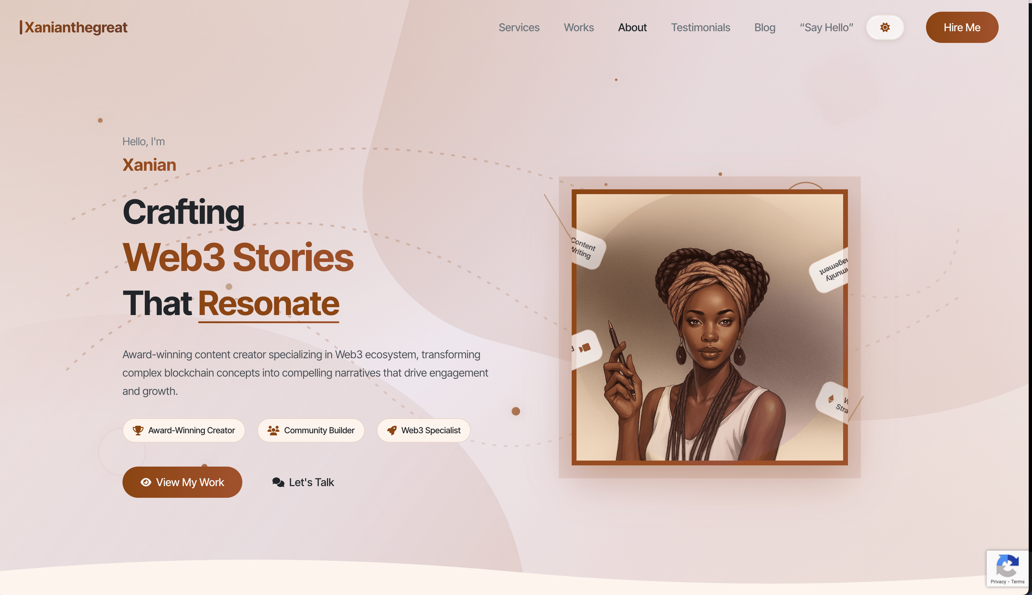 Xanianthegreat Website